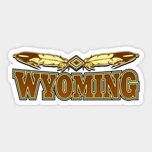 Wyoming (Native American State) Sticker